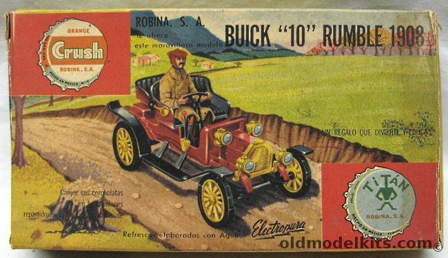 Orange Crush-Revell 1/32 1908 Buick 10 Rumble plastic model kit